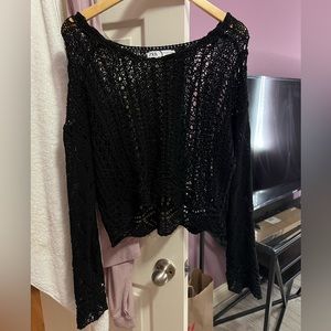 Black knit top from Zara!
